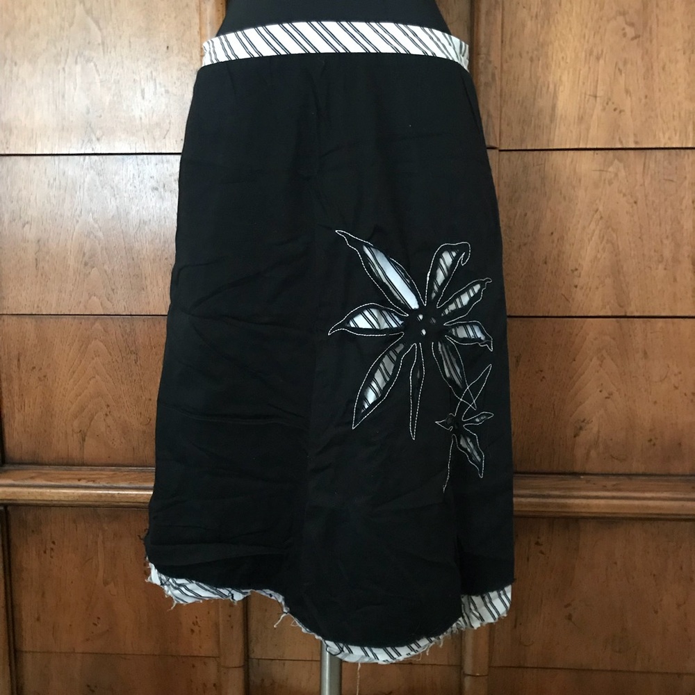 Vintage 1990s Scott Cutout Midi-Skirt